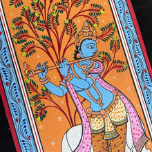 Load image into Gallery viewer, Krishna With Flute - Authentic Hand-Painted Home Wall Decor
