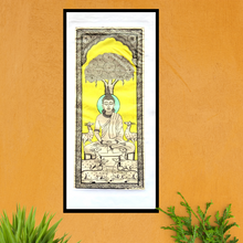 Load image into Gallery viewer, “Meditating Buddha” Pattachitra Wall Art
