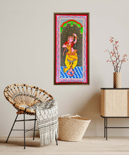 Load image into Gallery viewer, Authentic Hand-Painted Pattachitra of Dancing Women
