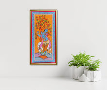 Load image into Gallery viewer, Krishna With Flute - Authentic Hand-Painted Home Wall Decor
