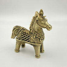 Load image into Gallery viewer, brass metal horse
