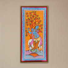 Load image into Gallery viewer, Krishna With Flute - Authentic Hand-Painted Home Wall Decor
