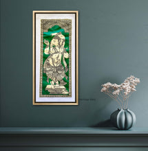 Load image into Gallery viewer, Lord Ganesha - Authentic Hand-Painted Pattachitra Wall Art
