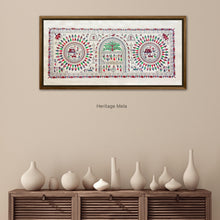 Load image into Gallery viewer, Village Tales : Hand-painted Warli Wall Art
