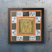 Load image into Gallery viewer, Kesari Dhokra Frame With Warli Painting
