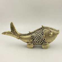 Load image into Gallery viewer, Golden dokra metal fish
