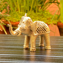 Load image into Gallery viewer, brass dhokra elephant  figurine for decoration
