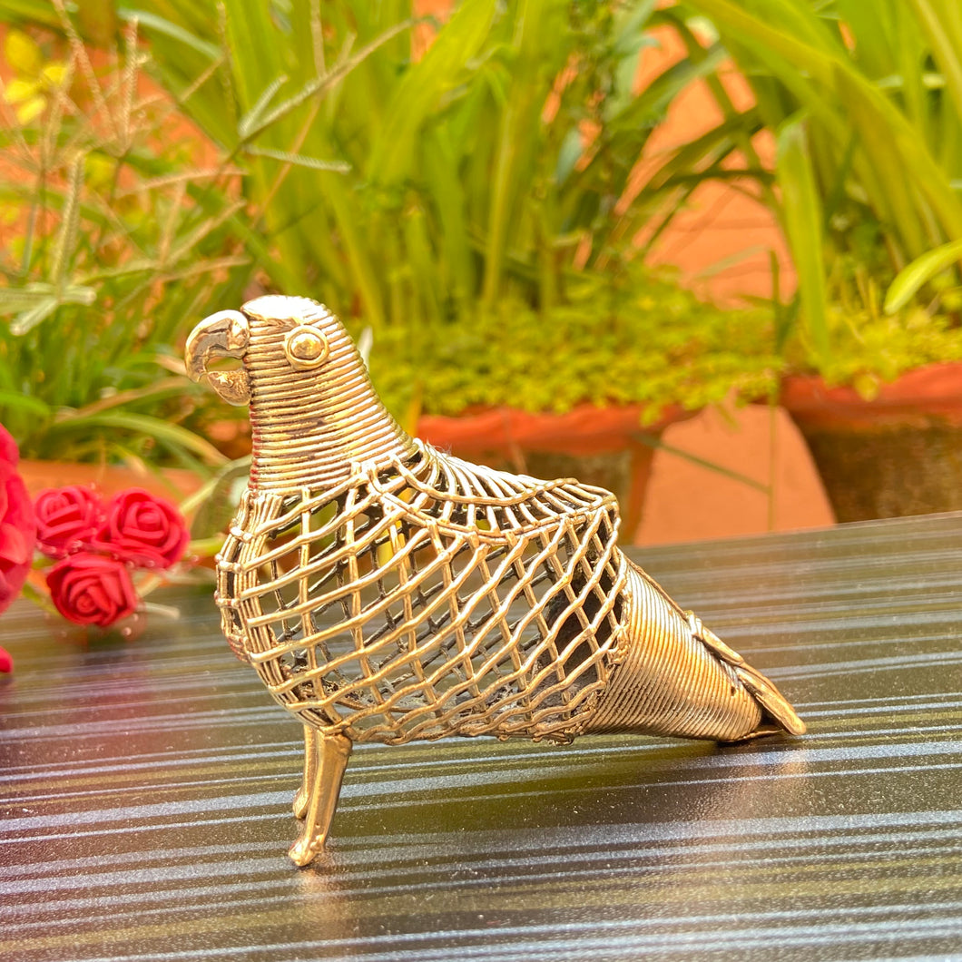 Bastar bell metal dhokra Parrot