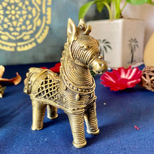 Load image into Gallery viewer, Brass Dhokra Horse
