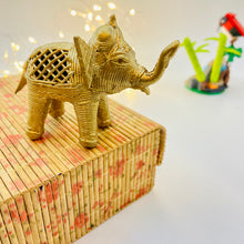 Load image into Gallery viewer, handcrafted dhokra elephant for decoration
