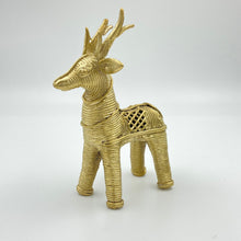 Load image into Gallery viewer, Dhokra golden brass deer
