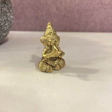 Load image into Gallery viewer, Brass dhokra metal ganesha
